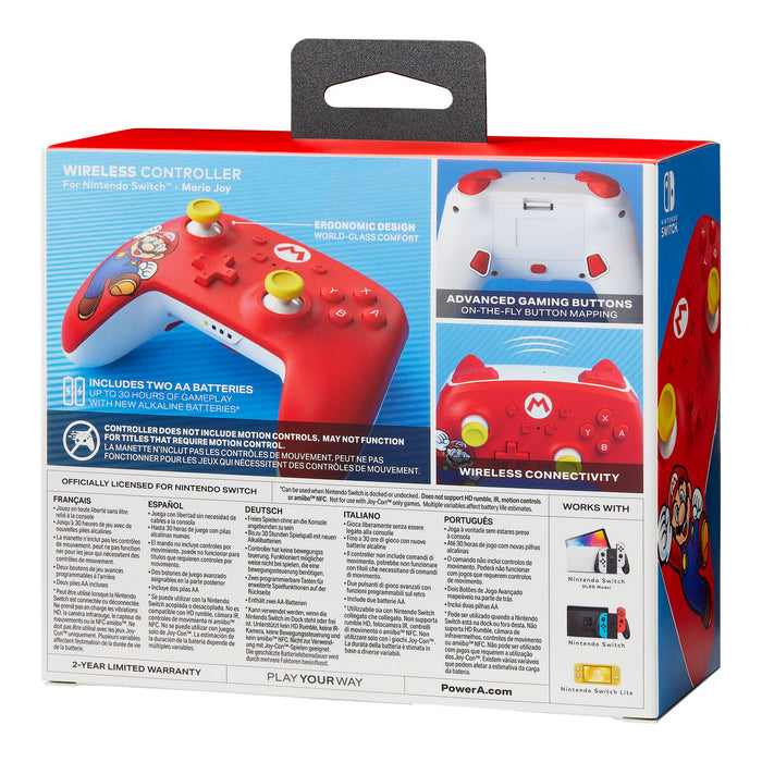 Telecomandă Gaming fără Fir Powera MARIO Roșu Nintendo Switch