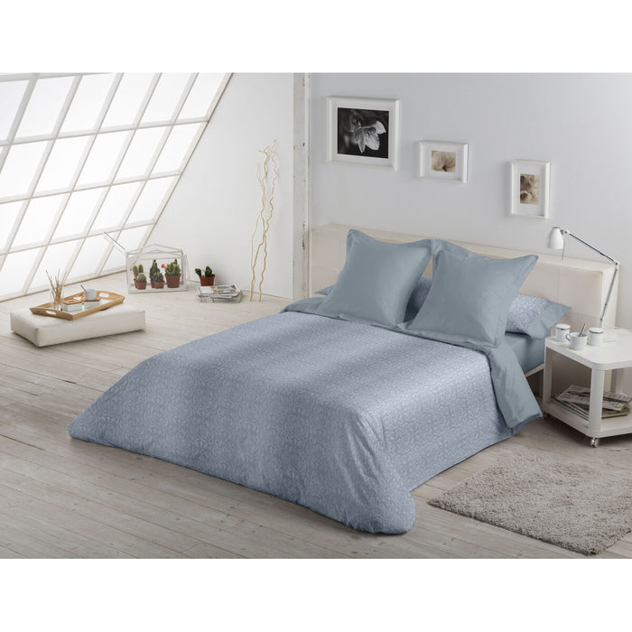 Set husă de pătură Alexandra House Living Tena Gri Oțel Pat 105 3 Piese