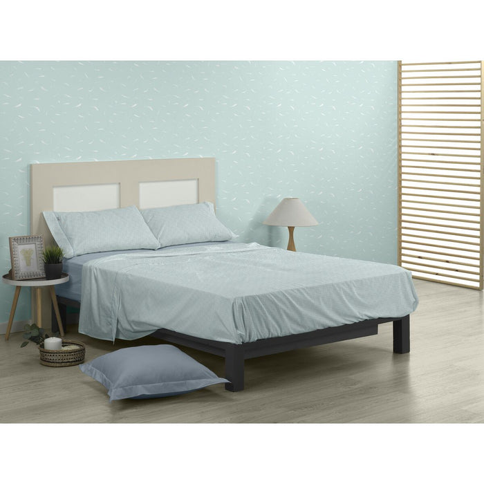 Set de foi Alexandra House Living Estelia Verde soft Pat 180 4 Piese