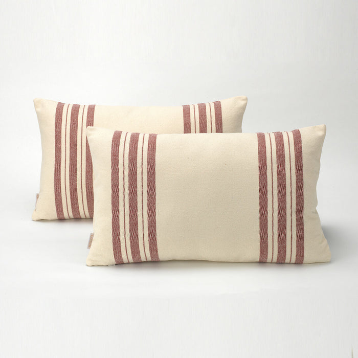 Husă de pernă de canapea Alexandra House Living Bordo 30 x 50 cm 2 Unități