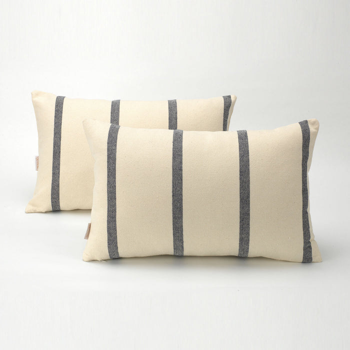 Husă de pernă de canapea Alexandra House Living Albastru 30 x 50 cm 2 Unități