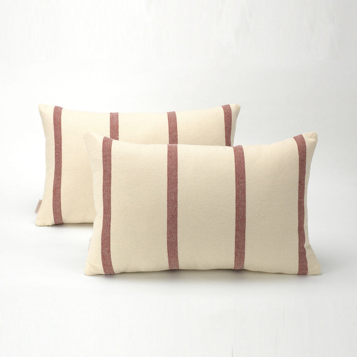 Husă de pernă de canapea Alexandra House Living Bordo 30 x 50 cm 2 Unități