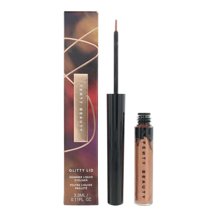 Tuș de ochi lichid Fenty Beauty Glitty Lid, strălucitor, nuanța Luxe Rose, 3,3 ml