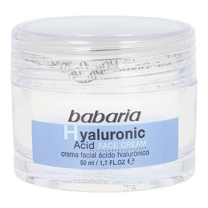 Cremă de Față Hidratantă Babaria Acid Hialuronic (50 ml)