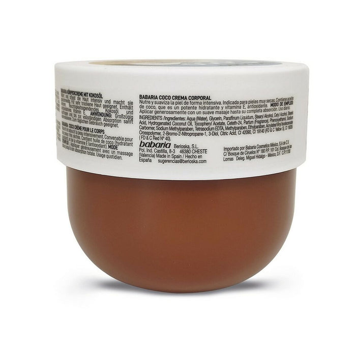 Cremă de Corp Babaria Cocos (400 ml)