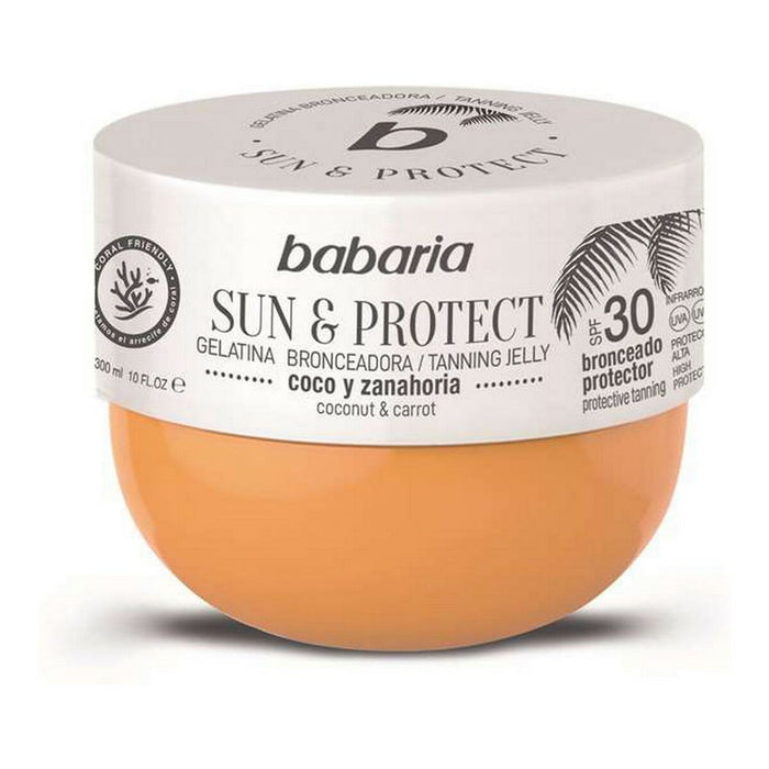 Gelatină Bronzantă Babaria Babaria F30 Cocos Spf 30 300 ml (300 ml)