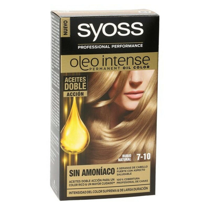 Vopsea Permanentă   Syoss Olio Intense Fără amoniac Nº 7,10 Blond Natural