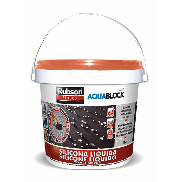Silicon Rubson aquablock 1 kg Culoare teracotă