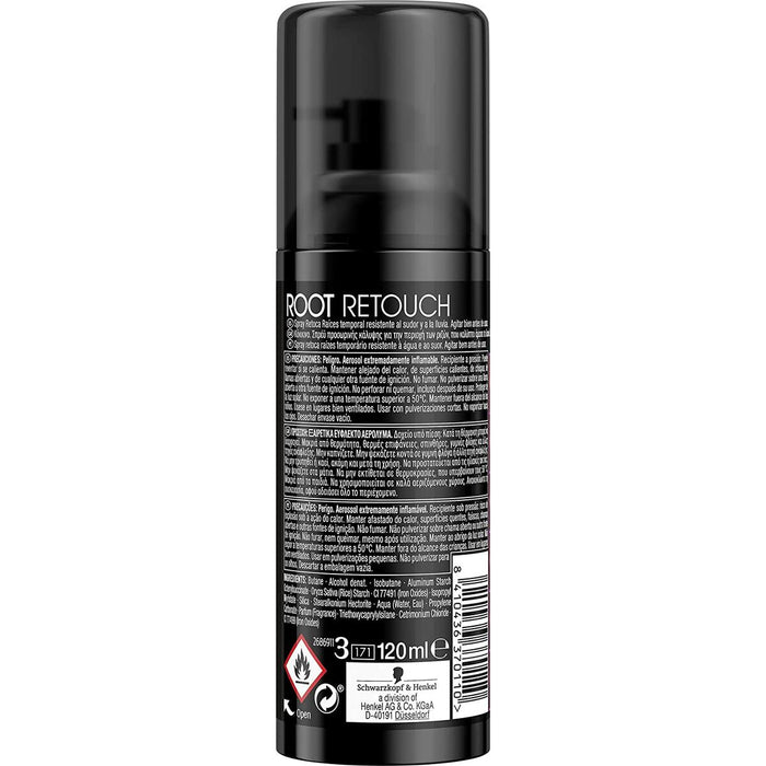 Spray Temporar Corector pentru Rădăcini Schwarzkopf rojo cashmere (120 ml)