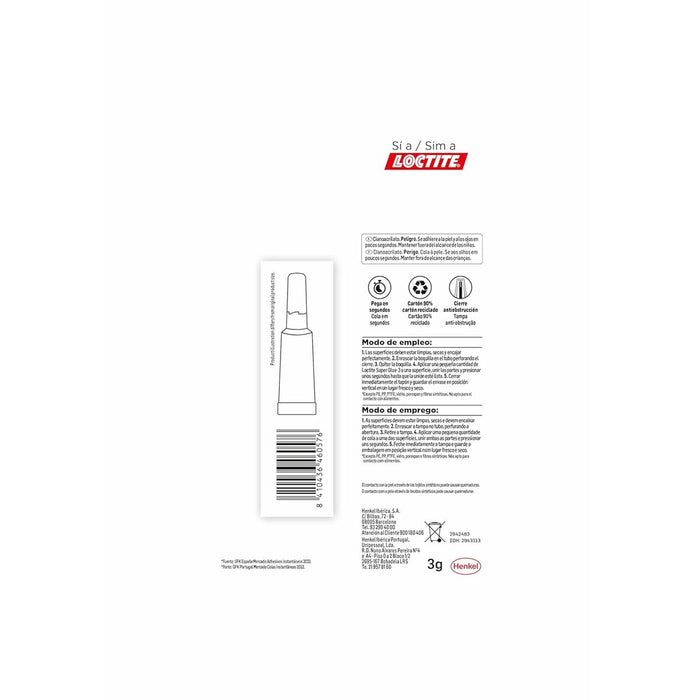Lipici Loctite SuperGlue-3 2943113 3 g Gel