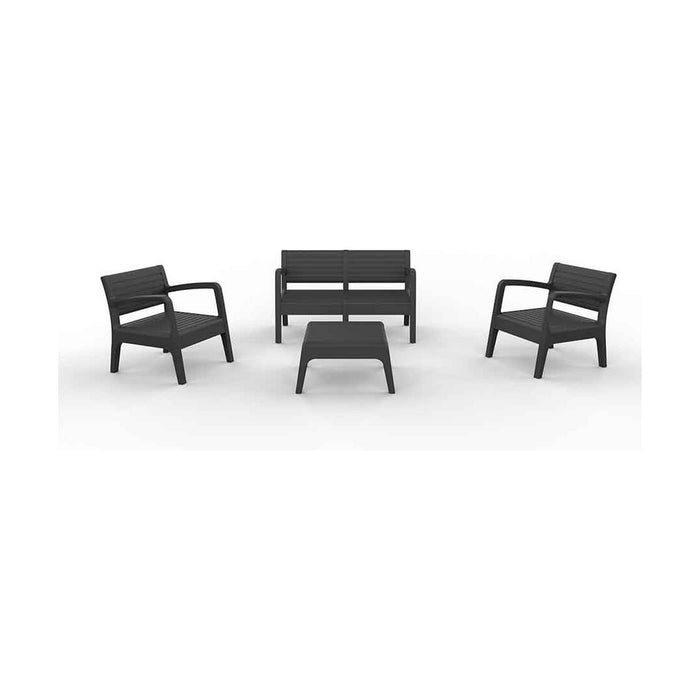 Mobilier de grădină SP Berner Miami Rășină (62 x 66 x 35 cm) (72 x 66 x 63,5 cm) (120 x 48 x 69 cm)