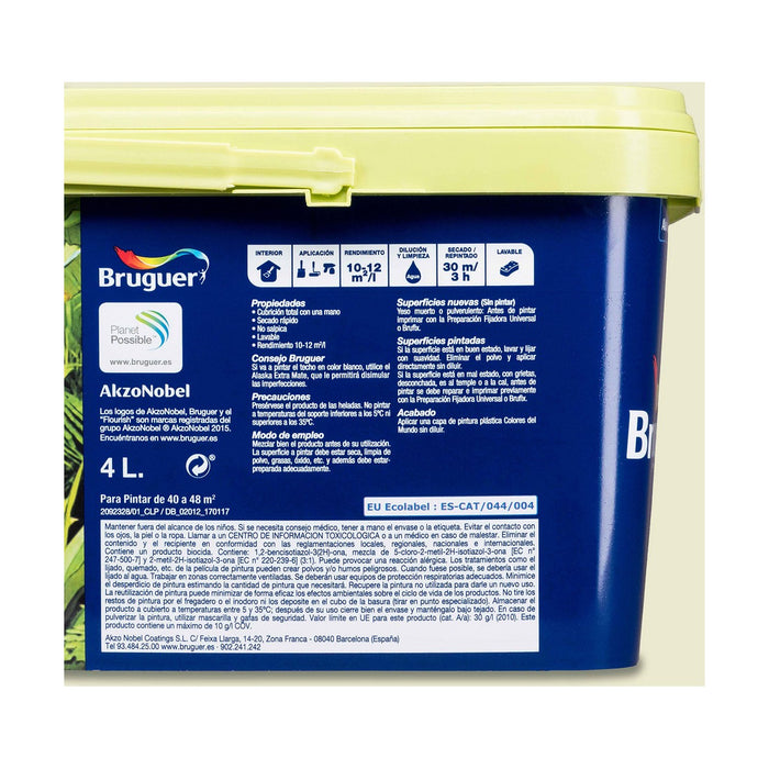 Tablou Bruguer Amazonas 4 L Verde soft