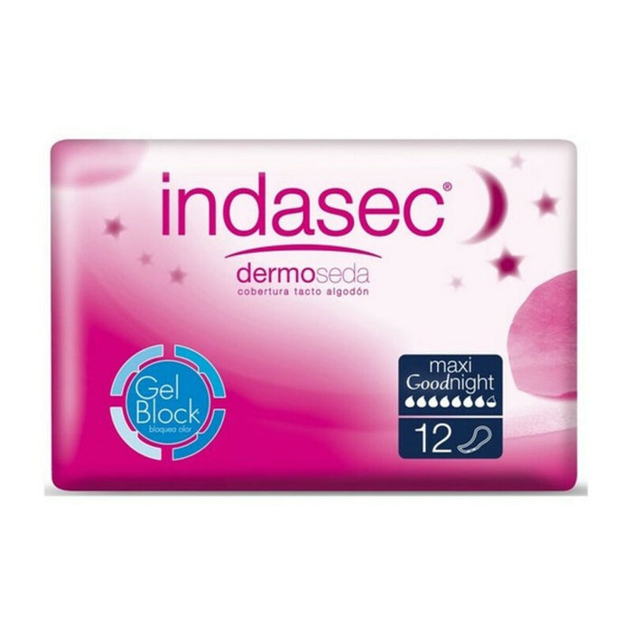 Absorbante pentru Incontinenţă Dermoseda Good Night maxi Indasec 1233-39871 (12 uds) ()