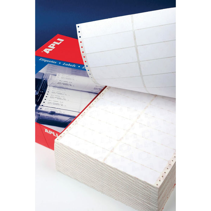 Etichete pentru Imprimantă Apli 88,9 x 36,0 mm Alb 500 Frunze