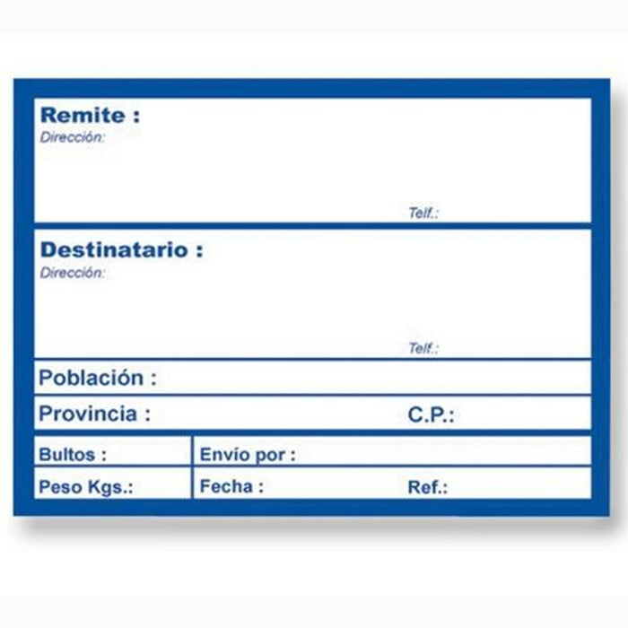 Rolă de Etichete Apli 200 Piese 109 x 82 mm
