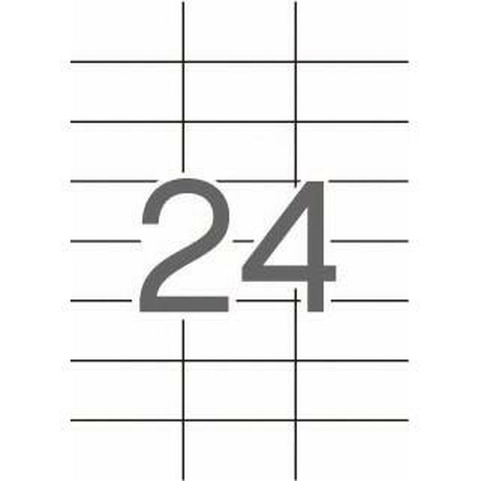 Etichete pentru Imprimantă Apli 01224 Transparent 20 Frunze 70 x 37 mm
