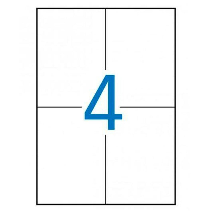 Etichete autoadezive Apli 581280 100 Frunze 105 x 148 mm Alb