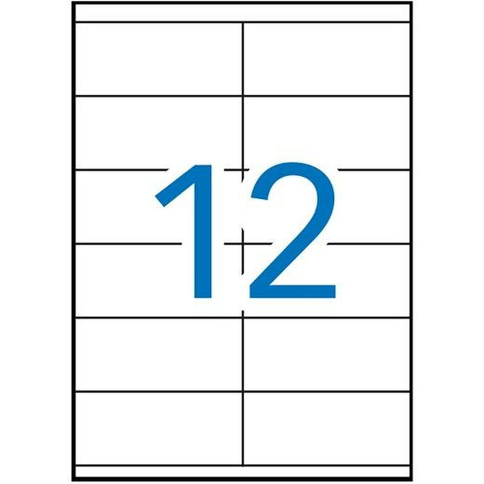 Etichete autoadezive Apli 1289 100 Frunze 105 x 48 mm Alb