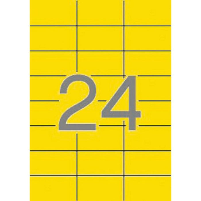 Etichete pentru Imprimantă Apli Galben 70 x 37 mm