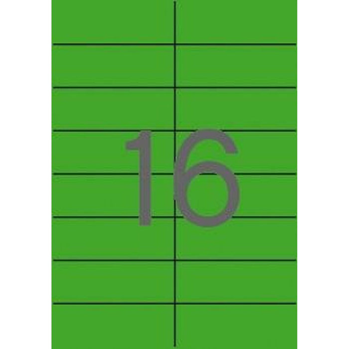 Etichete pentru Imprimantă Apli    Verde 105 x 37 mm