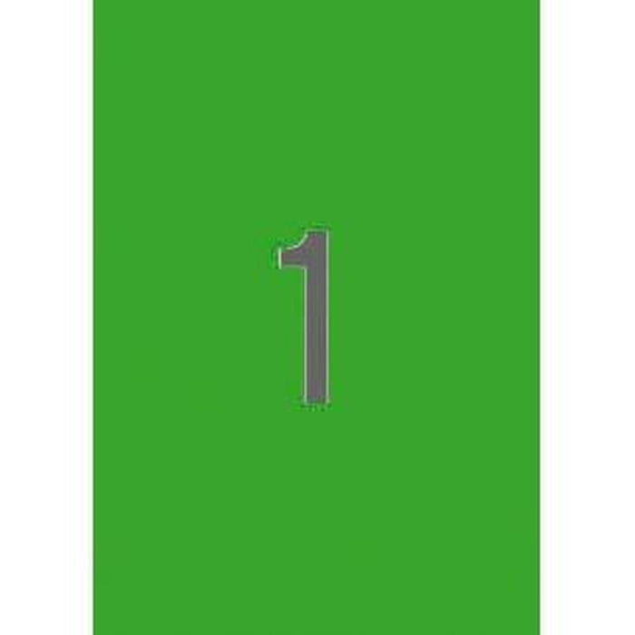 Etichete pentru Imprimantă Apli Verde 20 Frunze 210 x 297 mm