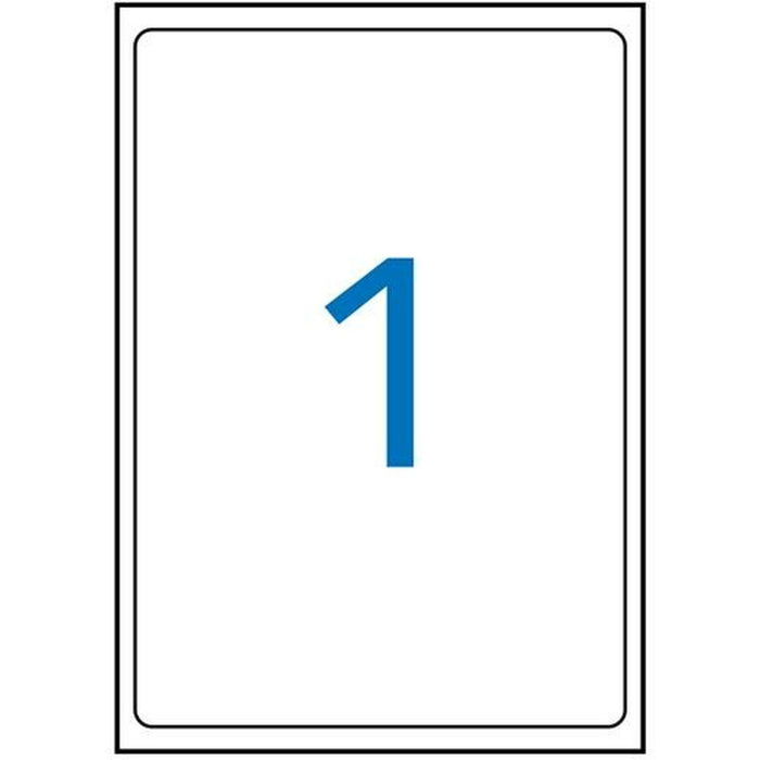 Etichete autoadezive Apli 100 Frunze 199,6 x 289,1 mm Alb