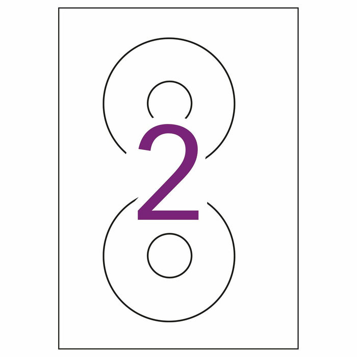 Etichete pentru Imprimantă Apli CD/DVD Alb