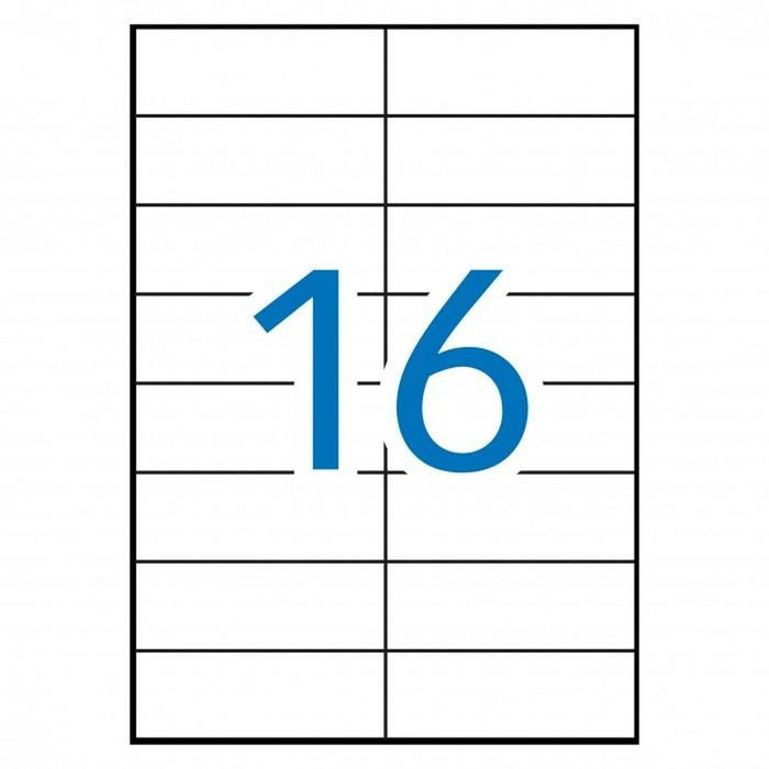 Etichete pentru Imprimantă Apli 4708 105 x 37mm Alb