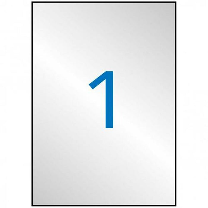 Etichete autoadezive Apli Metalizat Argintiu 210 x 297 mm 20 Frunze