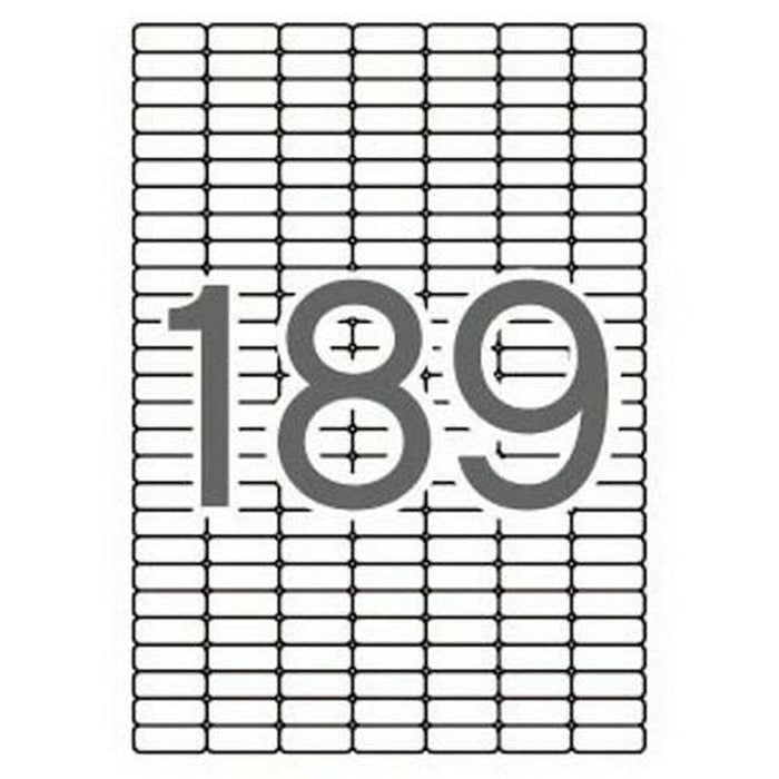 Etichete pentru Imprimantă Apli Alb 25 Frunze 25,4 x 10 mm