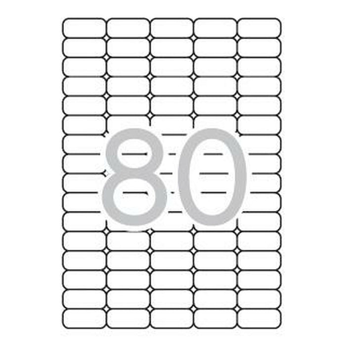 Etichete pentru Imprimantă Apli 10199 Alb 25 Frunze 35,6 x 16,9 mm