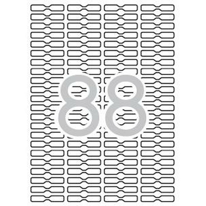 Etichete pentru Imprimantă Apli Alb 25 Frunze 45 x 8 mm