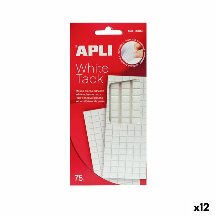 Chit Apli White Tack Chit Alb Nailon (3 Unități) (12 Unități)