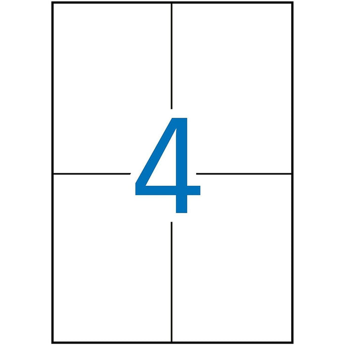 Etichete pentru Imprimantă Apli Galben 20 Frunze 105 x 148 mm