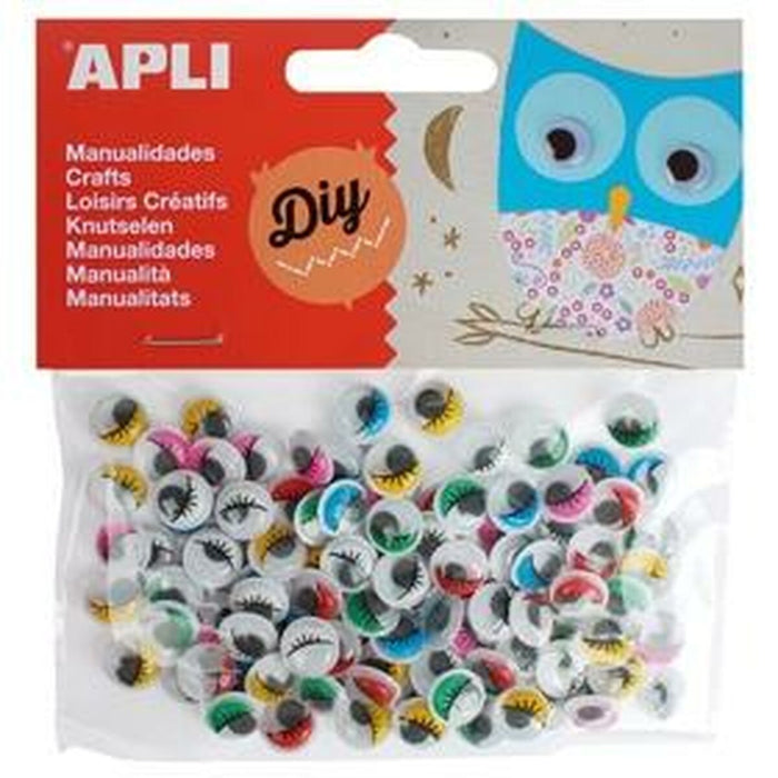 Autocolante Apli Ochi Multicolor (5 Unități)