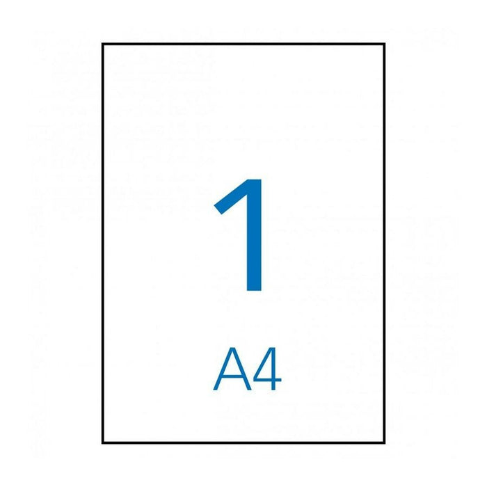 Etichete autoadezive Apli Alb 10 Frunze 210 x 297 mm