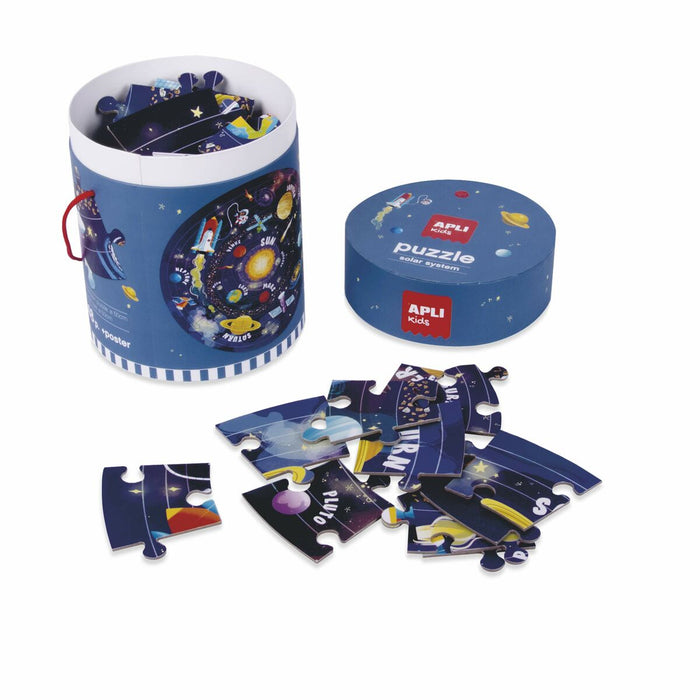 Puzzle Apli Solar System Circular 48 Piese 50 cm