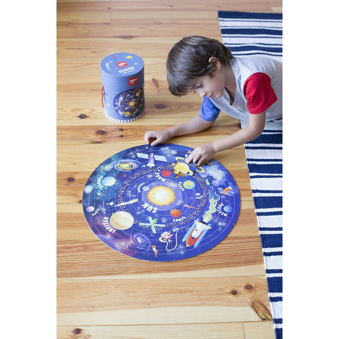 Puzzle Apli Solar System Circular 48 Piese 50 cm