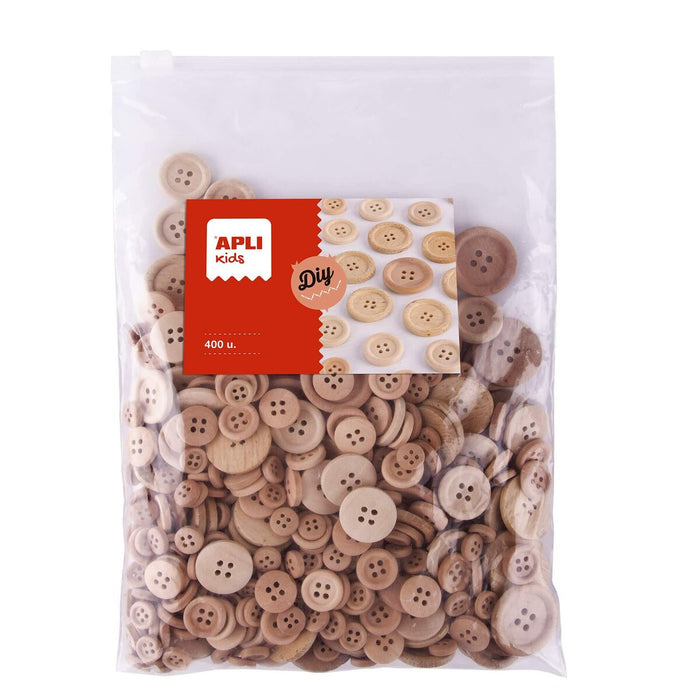 Butoane Apli 400 Piese Natural