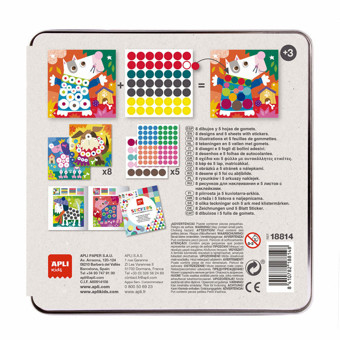 Set de Lucru Manual Apli Gomets Dogs Multicolor