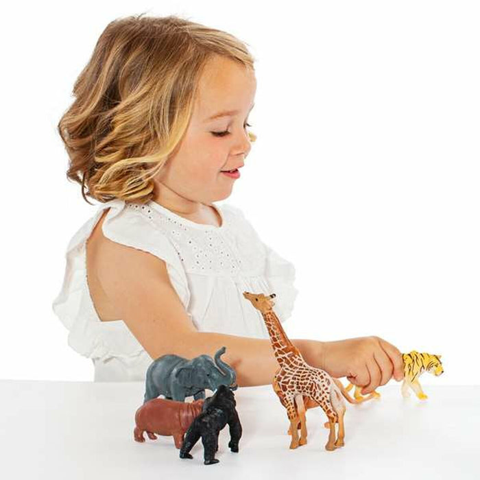 Set de 6 Animale Sălbatice Moltó Plastic