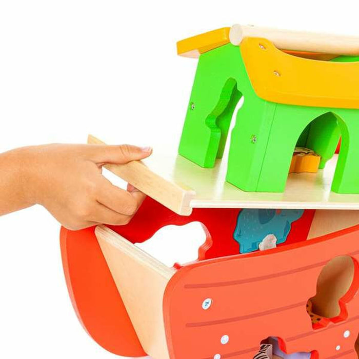 Playset Moltó Noah's ark Lemn 17 Piese