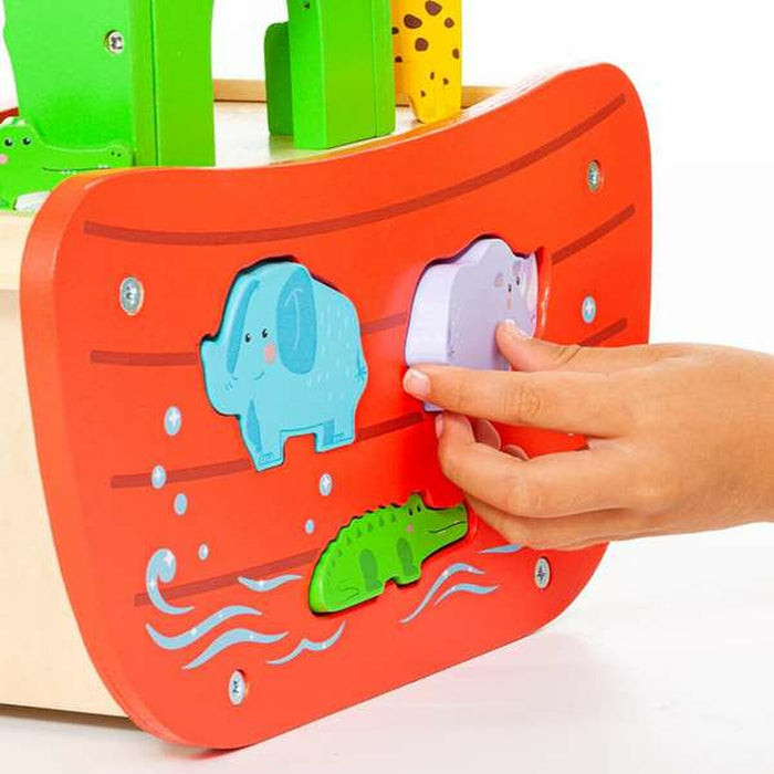 Playset Moltó Noah's ark Lemn 17 Piese