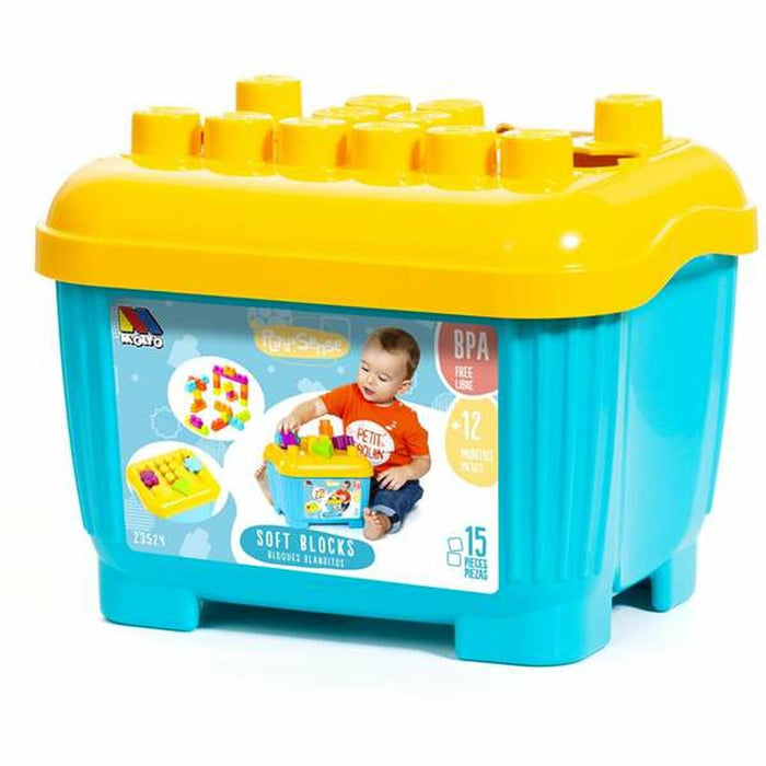 Set de Construcție Moltó Blocks & Puzzles 15 Piese