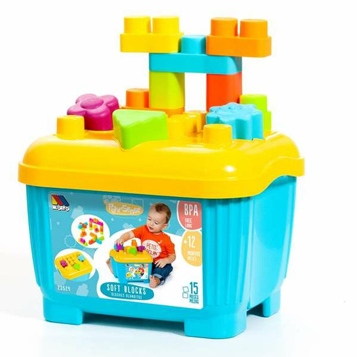 Set de Construcție Moltó Blocks & Puzzles 15 Piese