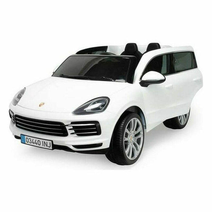 Mașinuță electrică pentru copii Injusa Porsche Cayenne 12V Alb (134 x 81,5 x 58 cm)