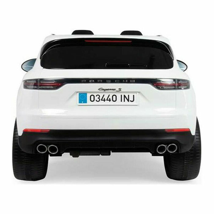 Mașinuță electrică pentru copii Injusa Porsche Cayenne 12V Alb (134 x 81,5 x 58 cm)