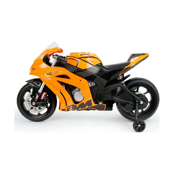 Scooter electric pentru copii Injusa KTM RC 8C Portocaliu Sunet 12 V