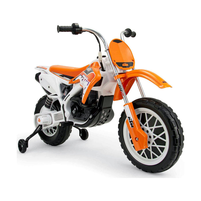 Scooter electric pentru copii Injusa Cross KTM SX Portocaliu 12 V 116 x 58,5 x 80 cm