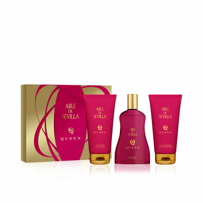 Set de Parfum Femei Aire Sevilla EDT Queen 3 Piese